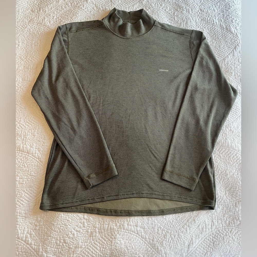 Patagonia Capilene Shirt Mens Medium Long Sleeve Base Layer Made USA M